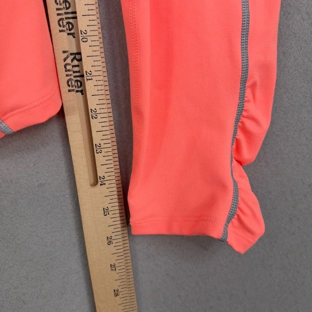 Free People Movement Leggings Womens Large Just Peachy Reflective Rouched